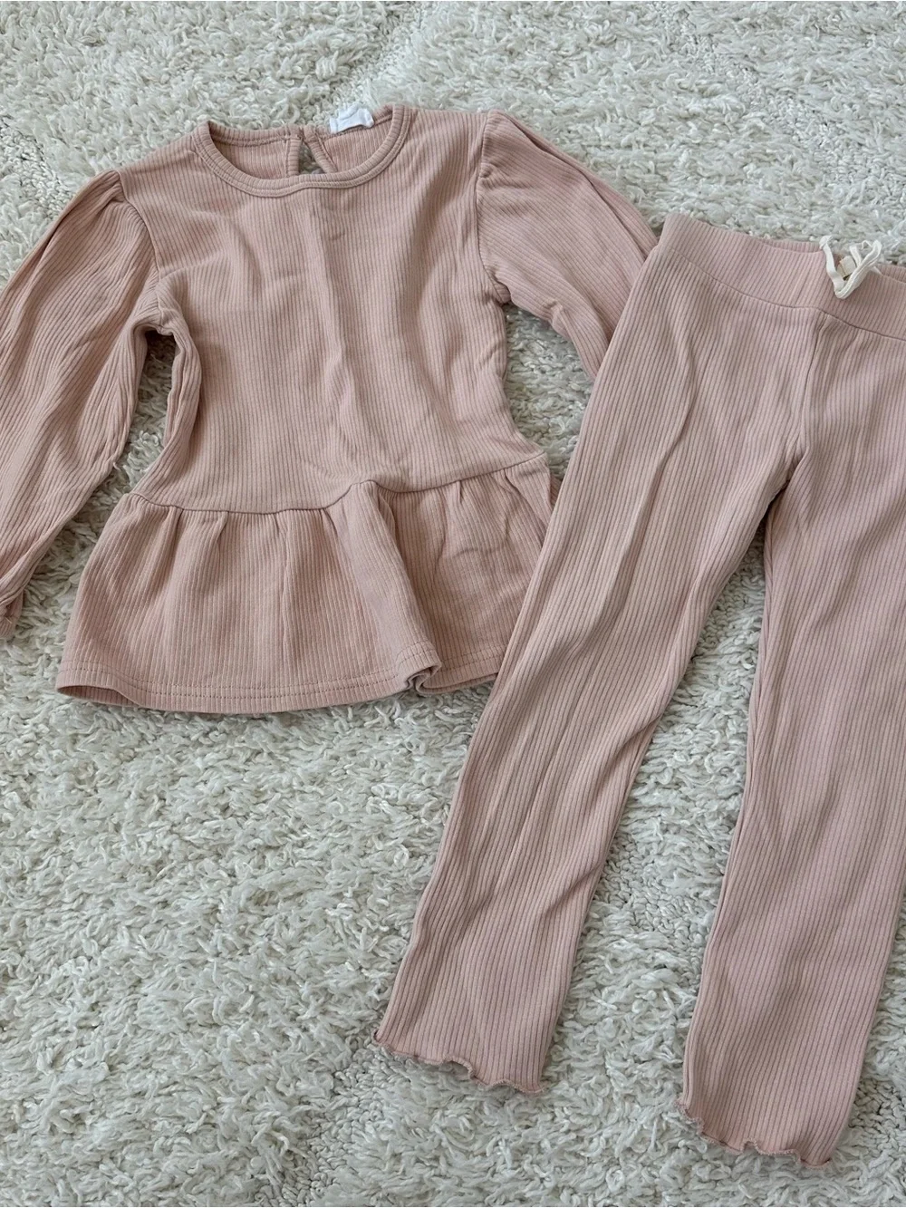 Jamie Kay Pink Ribbed Set